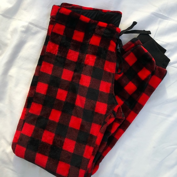 Red and black checkered pj pants - Picture 3 of 5